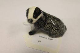A Beswick Figure : Badger Cub, model 339