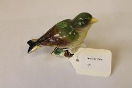 A Beswick Figure : Greenfinch, model 210