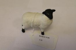 A Beswick Figure : Black-Faced Lamb, mod