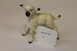 A Beswick Figure : Lamb, model 936, glos