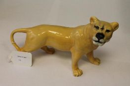 A Beswick Figure : Lioness - Facing Righ