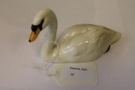A Beswick Figure : Swan - Head Up, model