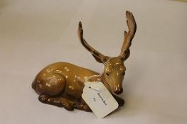 A Beswick Figure : Stag - Lying, model 9