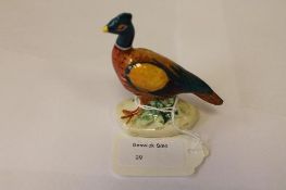 A Beswick Figure : Pheasant - Straight T