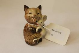 A Beswick Figure : Cat with Mouse, model