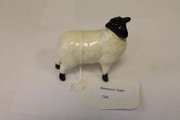 A Beswick Figure : Black-Faced Lamb, mod