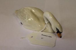 A Beswick Figure : Swan -Head Down, mode