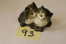 A Beswick Figure : Persian Kittens - Sea