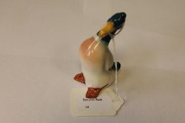 A Beswick Figure : Duck, model 919A, glo