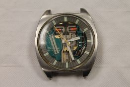 A Bulova gentleman's stainless steel Accutron Spaceview wrist watch. CONDITION REPORT: No. 1-826873.