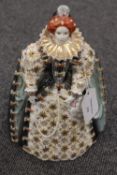 A  Royal Worcester limited edition figurine depicting Queen Elizabeth I, height 24 cm. CONDITION