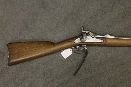 An 1863 U.S. Springfield rifle.
