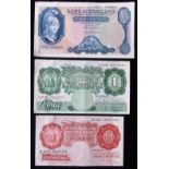 Banknotes. (3) £5. O’Brien. B277. A10. P