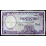 Banknotes. Royal Bank of Scotland Ltd. £