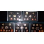 (5) Proof sets. 1995, 1996, 1997, 1998,