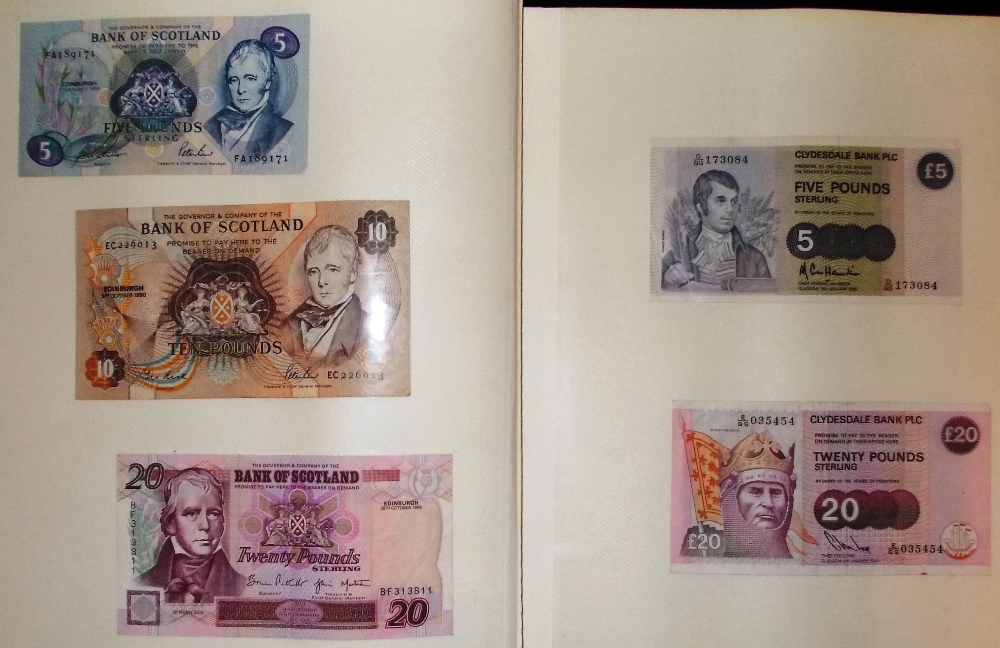 Banknotes. Album of 55 various banknotes