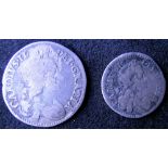 (2) Groat. Chas. II. 1679. Good. Half-gr