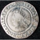 Sixpence. Eliz. I. 3rd/4th issue. 1568.