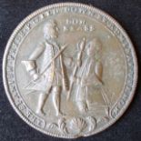 Medallions. Bronze medal commemorating t