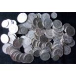 Collection of pre-1947 silver coins. 888