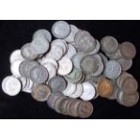 Silver 3d. Collection of pre-1947 coins.