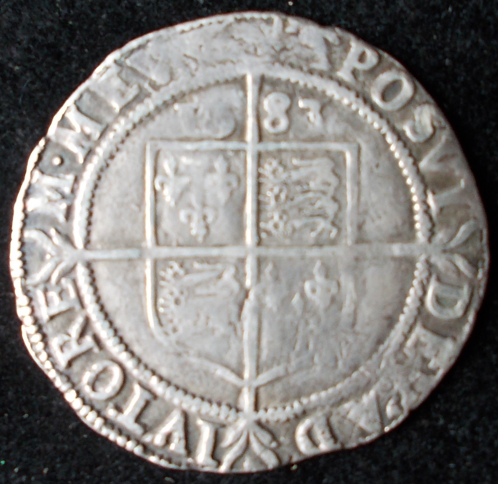 Sixpence. Eliz. I. 6th issue. 1583. mm A - Image 2 of 2
