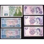 (6) Eire. £1. 1976 issue. 1977. N.Unc. I