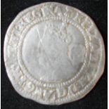 Sixpence. Eliz. I. 1572. mm ermine. (SC2