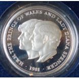 Crown. 1981. Silver Proof. Cased.