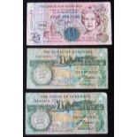 (3) Guernsey. £5. 2000. £1. 2 x. Both Ci