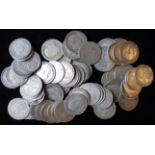 Silver 3d. Collection of pre-1920 coins.