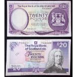 Banknotes. (2) Royal Bank of Scotland Lt