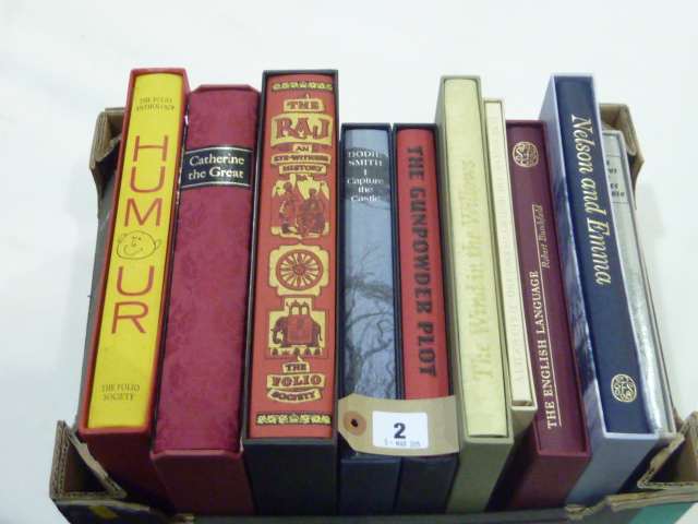 Folio Society.  10 vols. in slip cases.