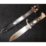 German. Post-war reproduction scout knif