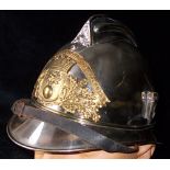 Fire Brigade. French parade fire helmet