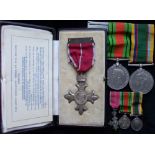 Medals. (3) M.B.E. group. M.B.E. (Geo. V