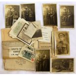 Collection of WWI photographs & ephemera