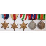 Medals. 39-45, Africa, Italy Stars, War