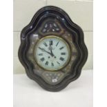 French 19th century vineyard clock with