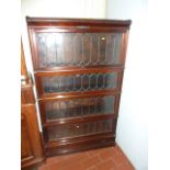 Globe Wernicke style mahogany bookcase o