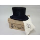 Christys' of London gentleman's top hat,