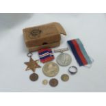 Medals. WWII pair. 39-45 Star & War Meda
