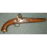 Continental military flintlock pistol, 9