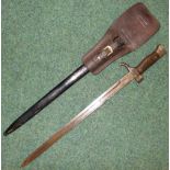 France. Model 1892/15 bayonet with sheat