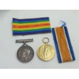 Medals. WWI pair. BWM & Victory medal to