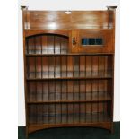 Arts & Crafts oak bookcase in the manner