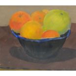 A. HANSEN.
Citrus fruit.
Acrylic on paper.
11" x 12½". Signed.