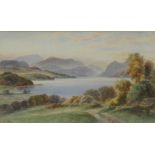 EMILE A. STOCK.
Loch Lorchard, Dingwall.
Watercolour. 10½" x 17½".
Signed & inscribed with title.