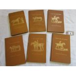 GILBEY WALTER. Works on Horses. 6 vols. incl. duplicates. Illus. Orig. cloth gilt, c.1900.