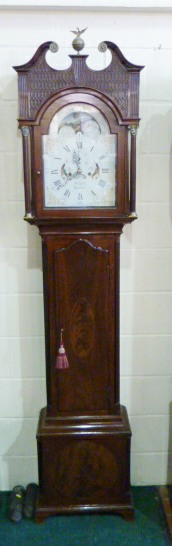 Eight day longcase clock, by Morgan, Bristol,